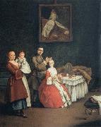 Pietro Longhi The Hairdresser and the Lady Spain oil painting reproduction
